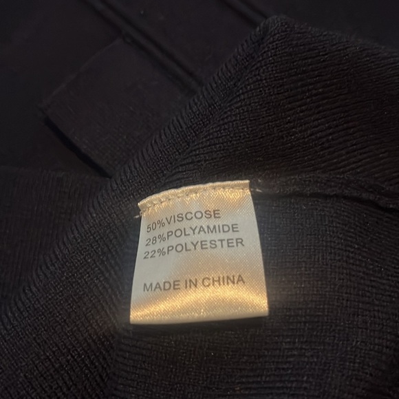 MEROKEETY Navy Sleeveless Button Detail Fit Knit Dress Size M NWT - Picture 8 of 11